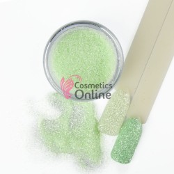 Decor pentru unghii NADP028KK sclipici DEJA VU cu reflexii de polen Iced Green Effect